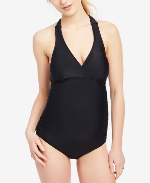 Купальник Bump™, защита от солнца — Motherhood Maternity, цвет: Чёрный