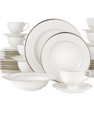 食器 Mikasa Cameo Platinum 20pc Dinner Set Mikasa Cameo Platinum 40-Pc. Service for 8 - Macy's
