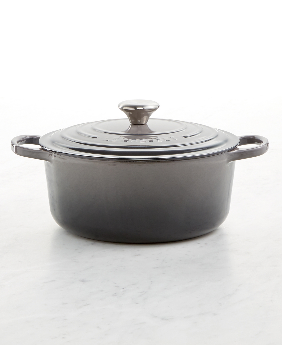 Le Creuset Signature 5 1/2 Quart Round Enamel Cast Iron French/Dutch Oven in Oyster at Nordstrom