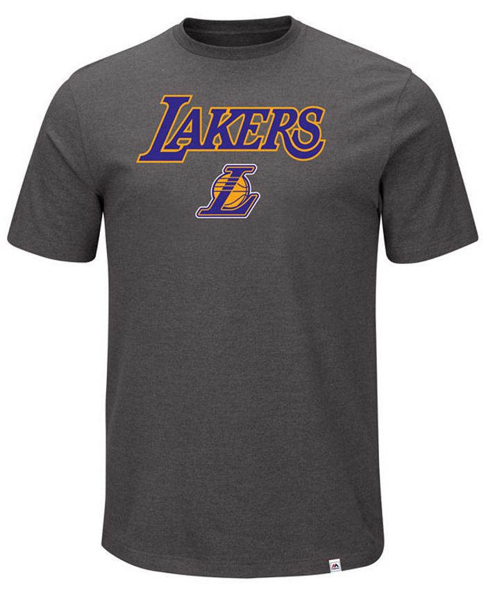 Majestic Men's Los Angeles Lakers Established Position T-Shirt ...