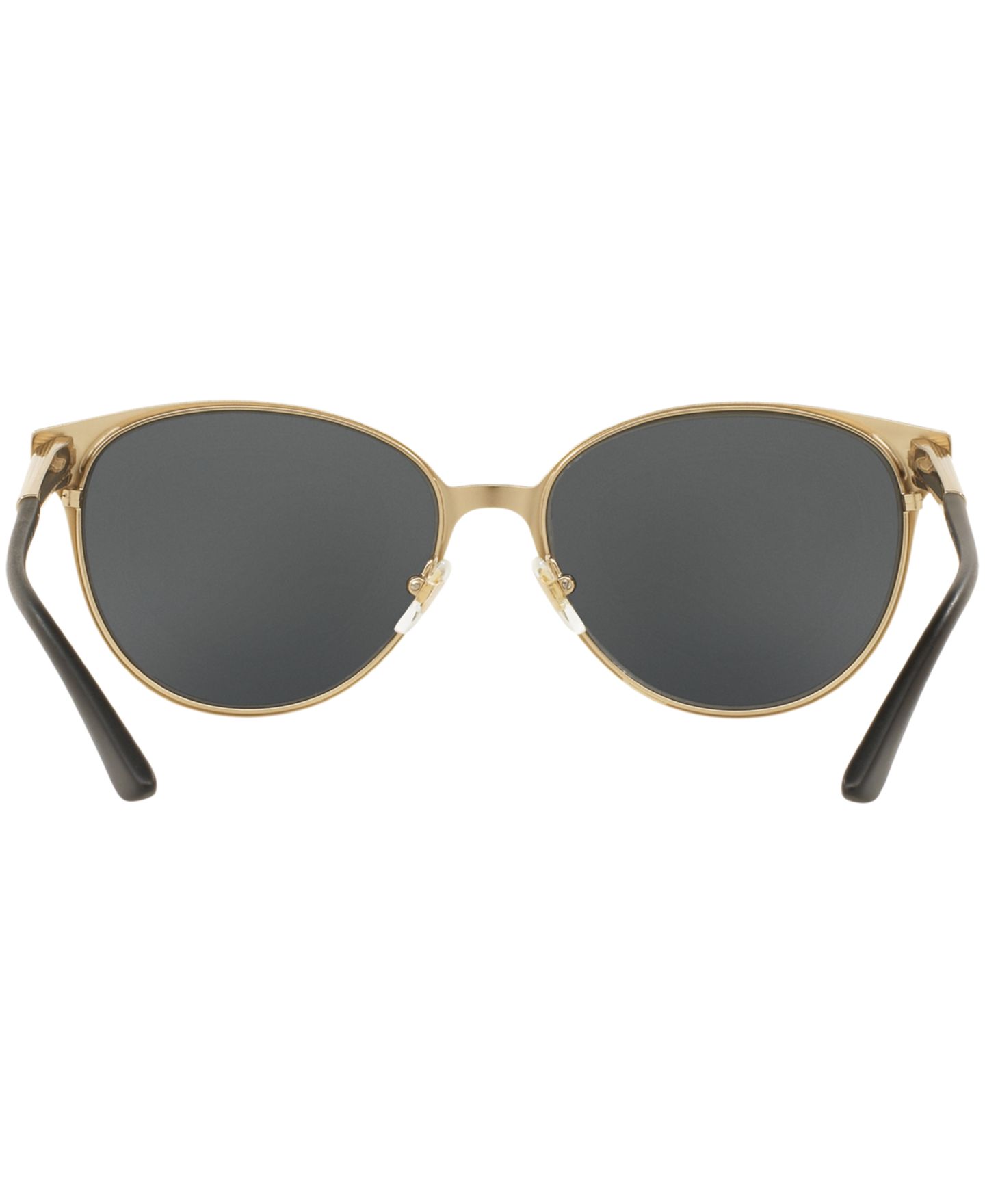 Женские солнцезащитные очки Versace Polarized Sunglasses, VE2168, цвет: Чёрный / Серый — фото 5