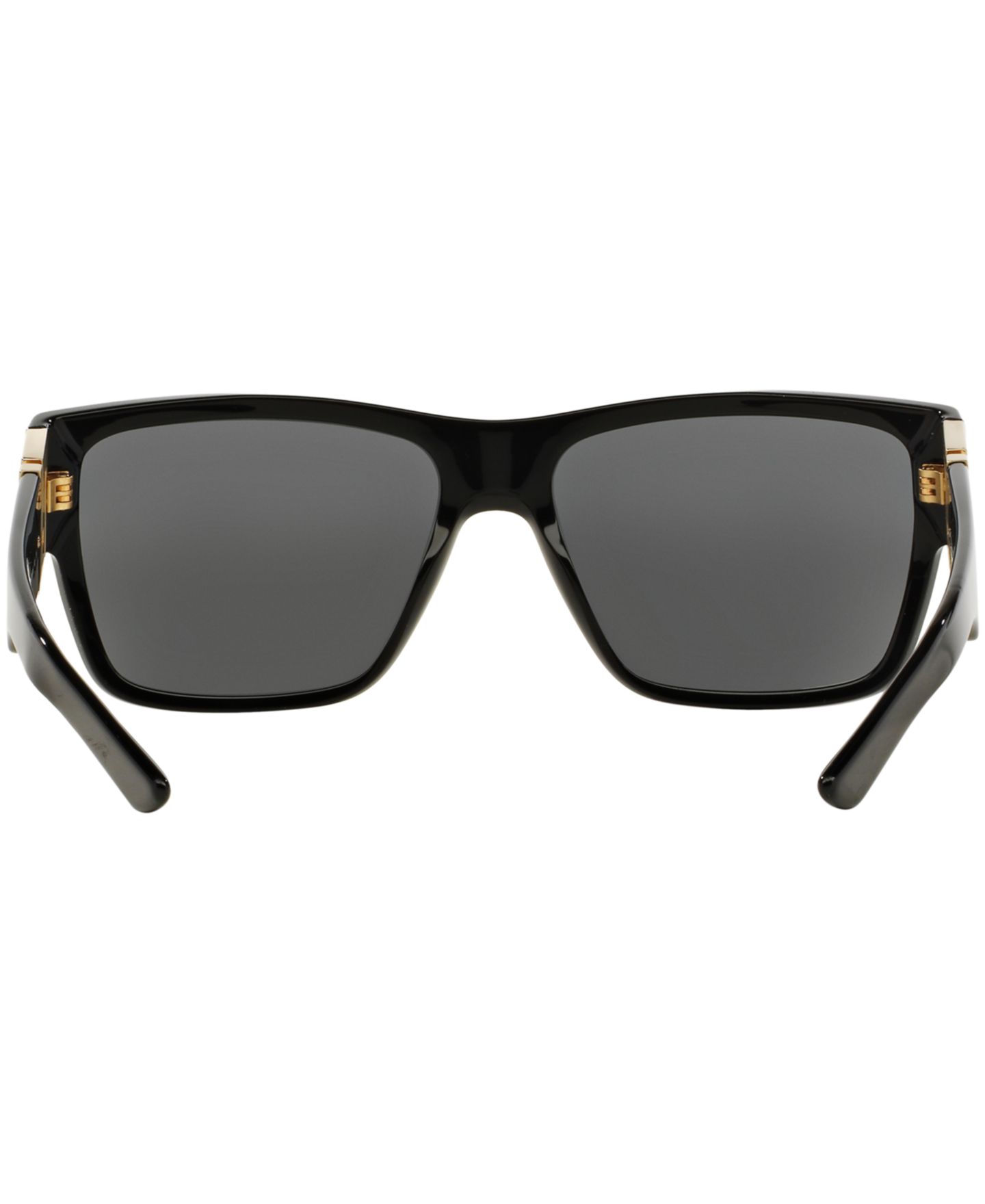 Солнцезащитные очки Versace Polarized Sunglasses, VE4296, цвет: Чёрный / Серый — фото 5