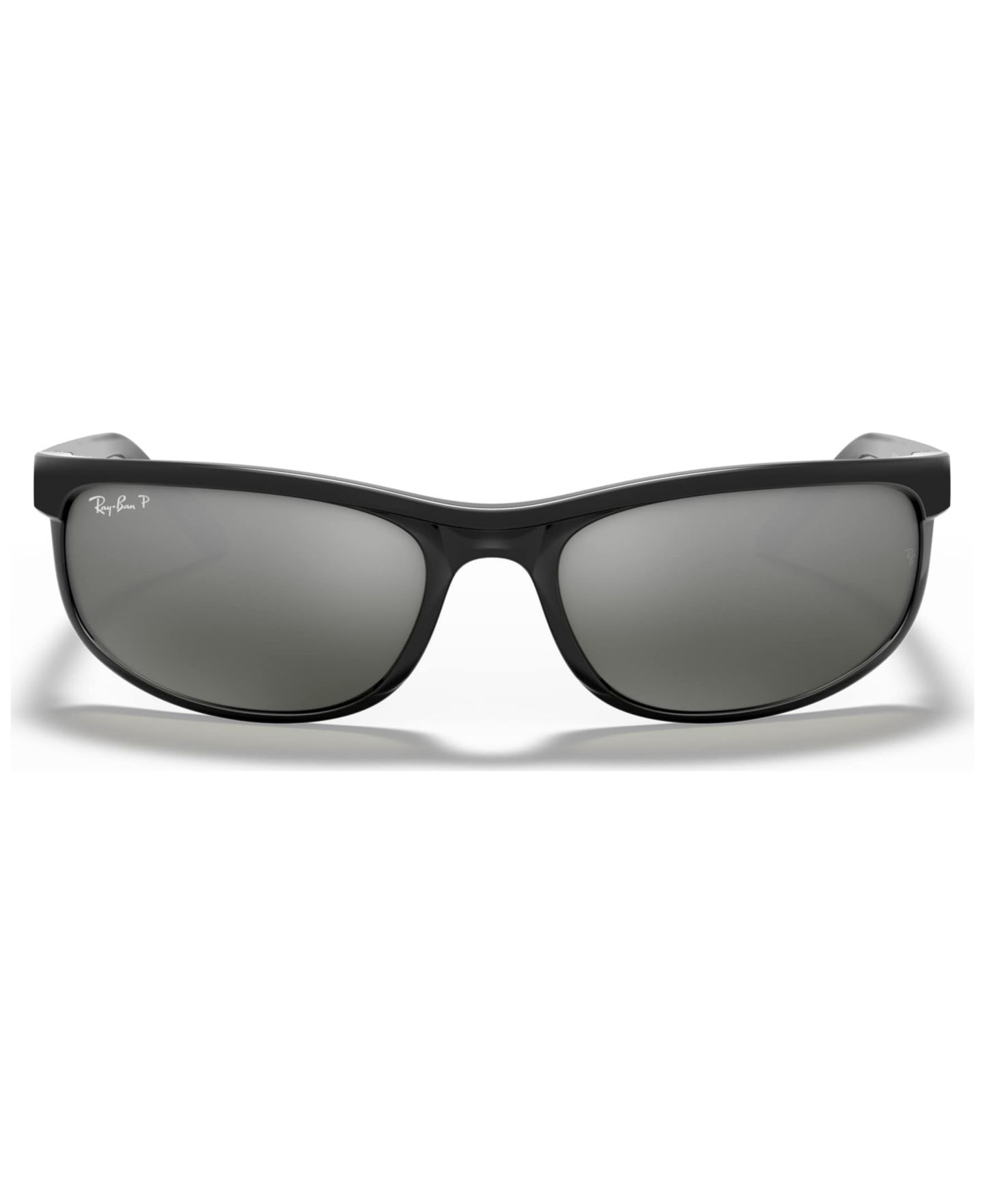 Женские солнцезащитные очки Ray-Ban Polarized Sunglasses, RB2027 Predator 2, цвет: Чёрный / Серый — фото 1