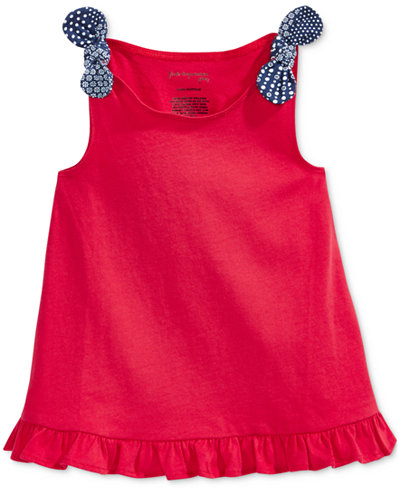 First Impressions Knot-Strap Cotton Tunic, Baby Girls (0-24 months), Only at Macy's