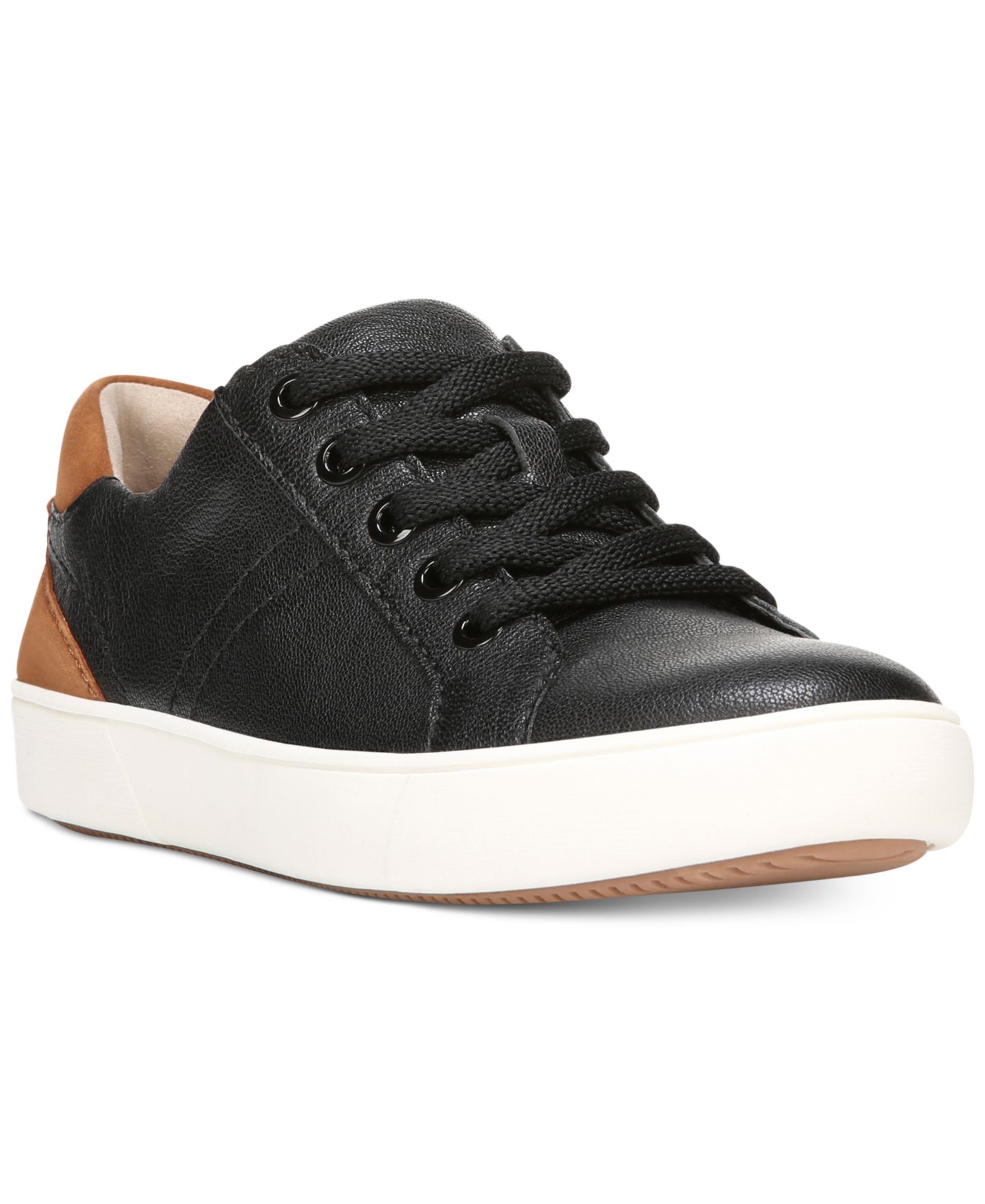 Женские кроссовки Naturalizer Morrison Lace Up, цвет: Чёрный кожаный — фото 1