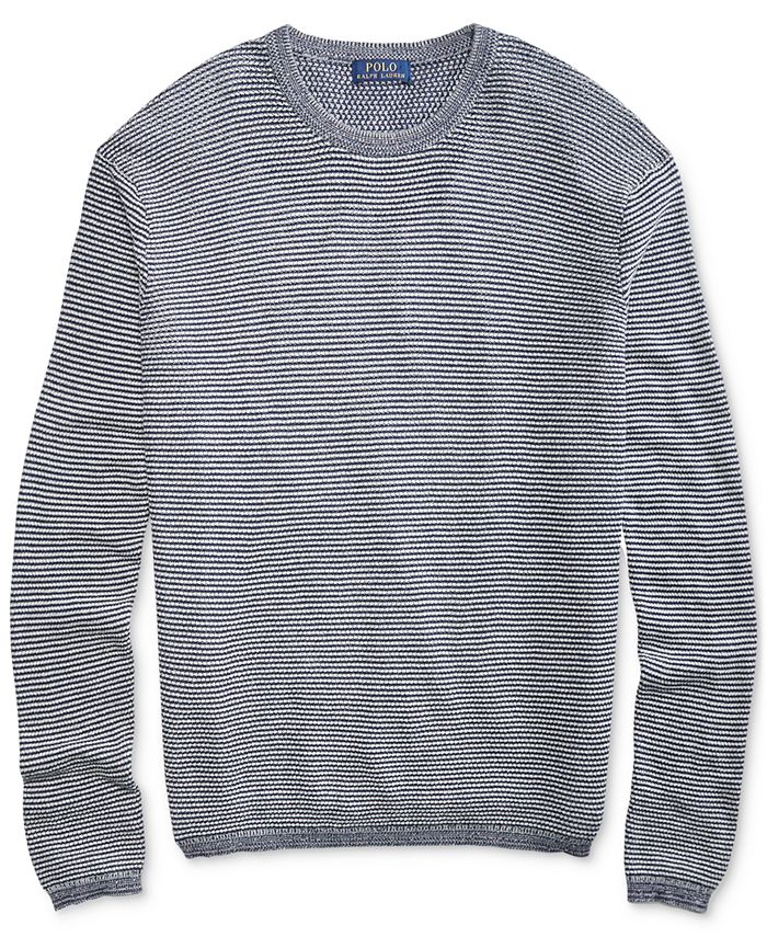 Polo Ralph Lauren Men's Crewneck Textured Sweater & Reviews - Sweaters ...