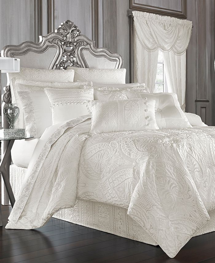 J Queen New York Bianco California King 4-Pc. Comforter Set & Reviews - Sets - Bed & Bath Macy's