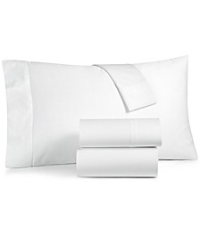 Solid 100% Supima Cotton 550 Thread Count 4 Pc. Sheet Set, California King, Created for Macy's