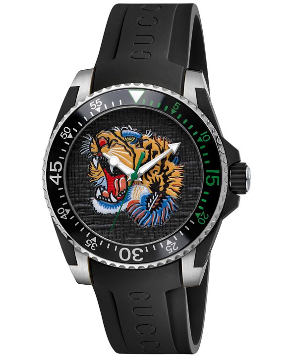 gucci men's diver 40mm watch