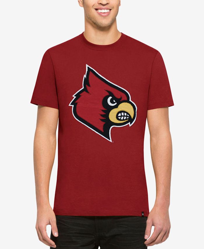 '47 Brand Men's Louisville Cardinals Knockout Fieldhouse T-Shirt ...