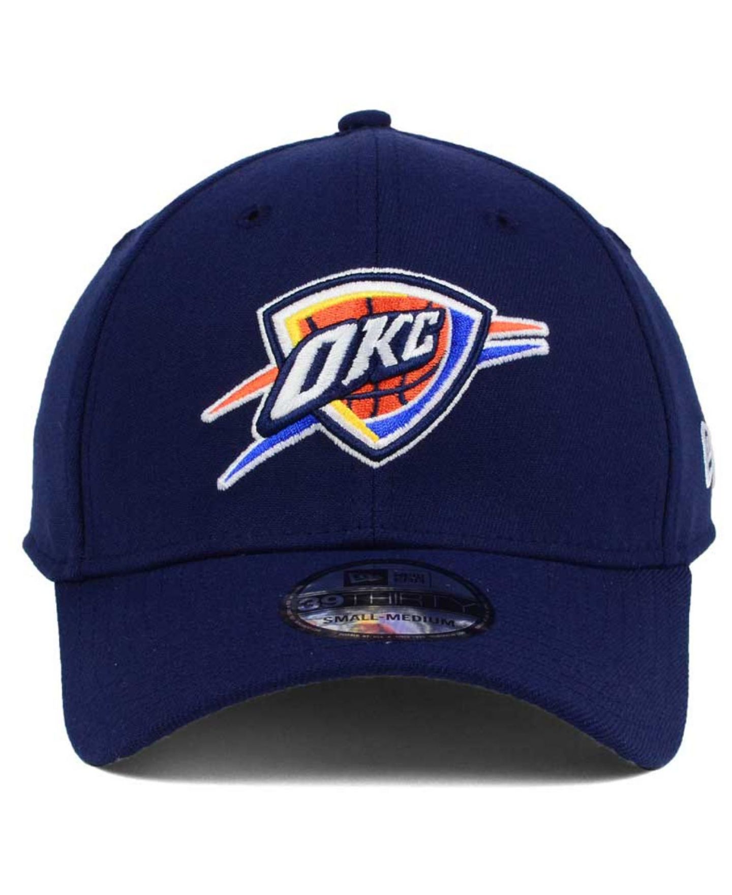 Мужская кепка New Era Oklahoma City Thunder Team Classic 39THIRTY — фото 2