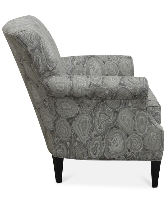 Furniture Dial II Printed Accent Chair Macy's