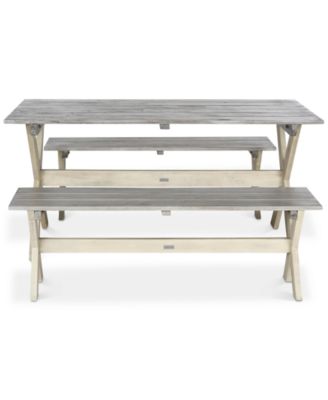 Eliana Outdoor 3-Pc. Picnic Dining Table Set