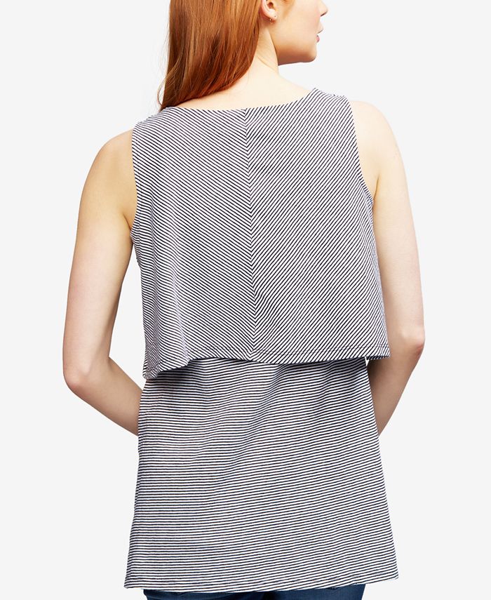 A Pea in the Pod Linen Nursing Top Macy's