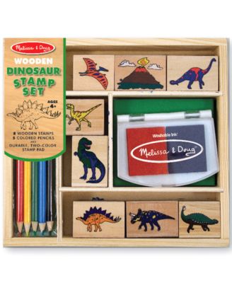 Melissa and Doug - Toy, Dinosaur Stamp Set