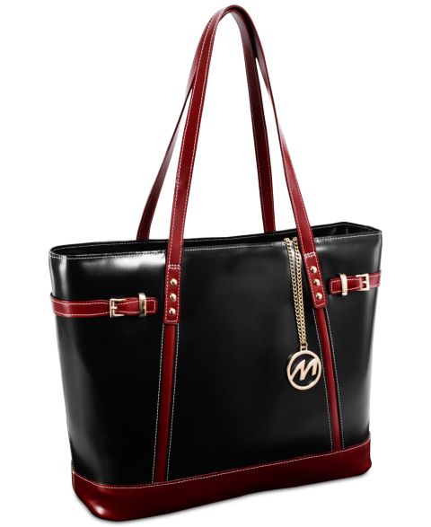 Сумка McKlein Serafina Leather Tote, цвет: Чёрный