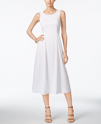 Alfani A-Line Midi Dress, Created for Macy&#39;s & Reviews - Dresses - Women - Macy&#39;s