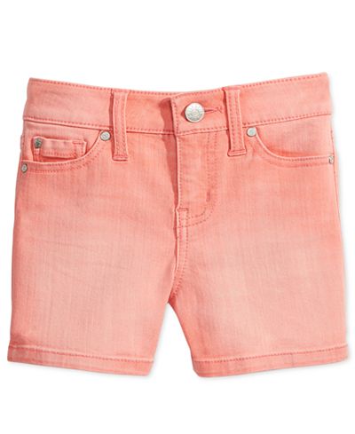 Celebrity Pink Colored Denim Shorts, Big Girls (7-16)