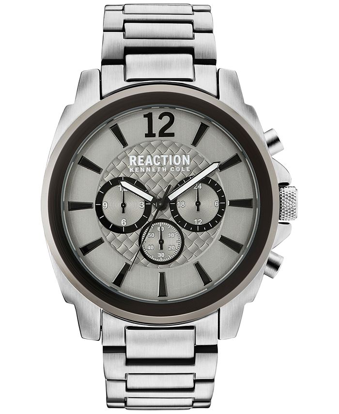 Kenneth Cole Reaction Men s Chronograph Stainless Steel Bracelet