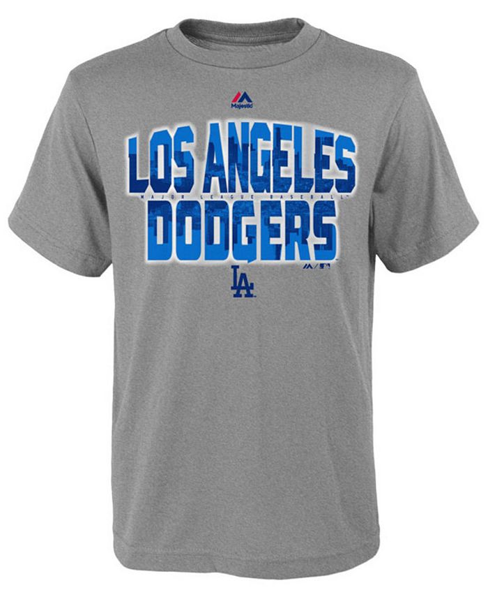 Mitchell & Ness Men's Los Angeles Dodgers Big Time T-Shirt in Gray - Size XL