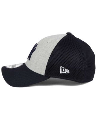 Casquette New Era 39Thirty New York Yankees - Heather Navy, Taille Extensible, Couronne Structurée - 7