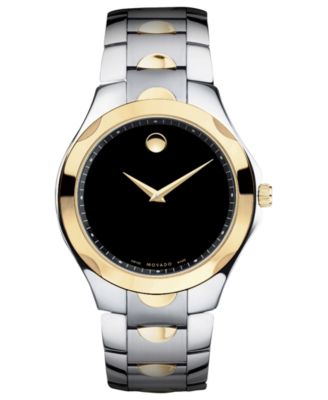 Movado luno hot sale sport two tone