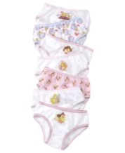 Disney Princesses 7-Pack Cotton Underwear, Toddler Girls - Macy's