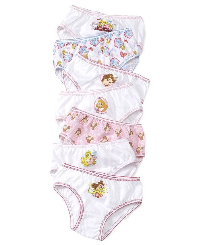 5pcs Girls Cotton Underwear Pretty Girls Princess Printing Panties