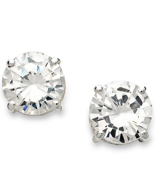 Lauren Ralph Lauren Large Cubic Zirconia Stud Earrings & Reviews