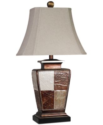 StyleCraft Austin Patchwork Table Lamp - Macy's