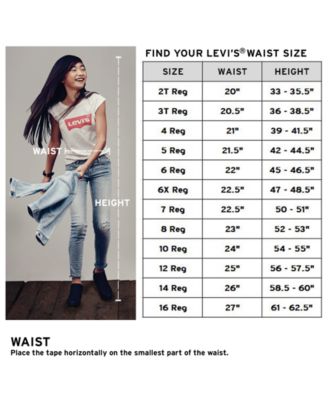 levi's big boy size chart