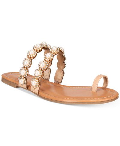 Thalia Sodi Joya Toe-Ring Flat Sandals, Created for Macy's - Sandals ...