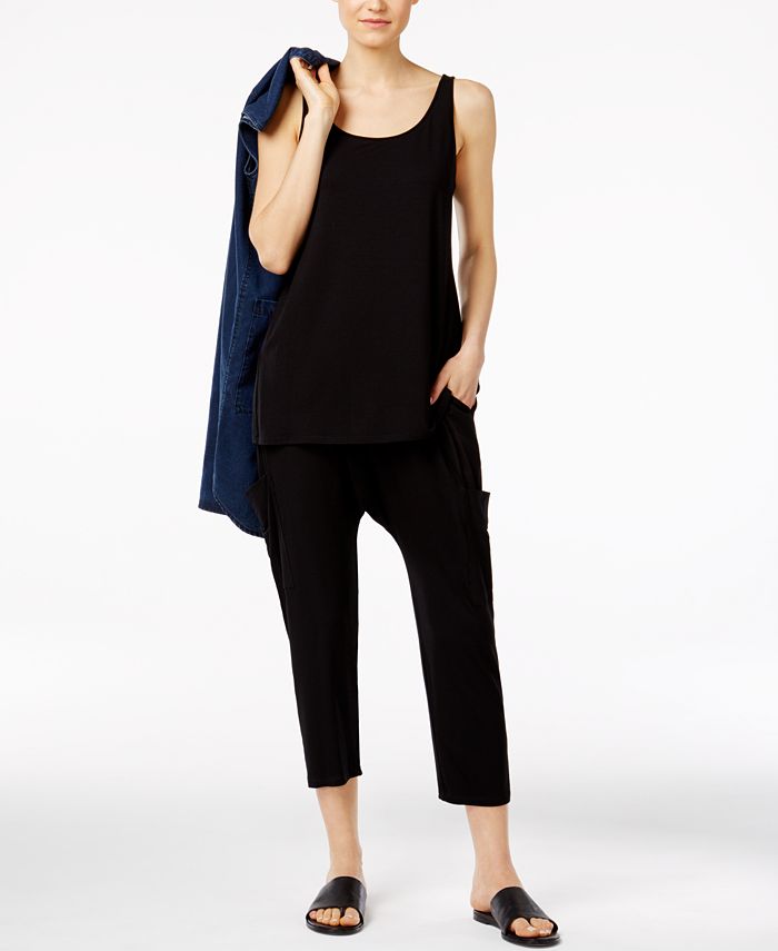 Eileen fisher slouchy best sale cropped pants