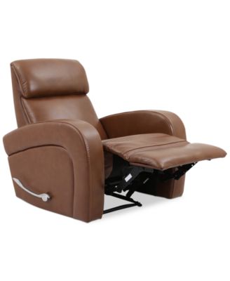 Furniture - Aryah Leather Swivel Recliner