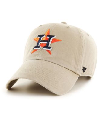 Men’s Houston Astros Khaki Carhartt X 47 Brand Clean Up Adjustable Hats