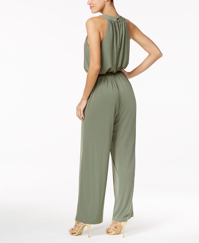 Thalia Sodi Belted Wide-Leg Jumpsuit, Created for Macy's & Reviews ...
