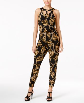 macy's yellow jumpsuit