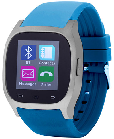 iTouch Unisex Turquoise Rubber Strap Smart Watch 46x45mm ITC3360S590-STQ