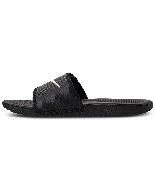 Nike Men's Kawa Adjustable Slide Sandals from Finish Line & Reviews ...