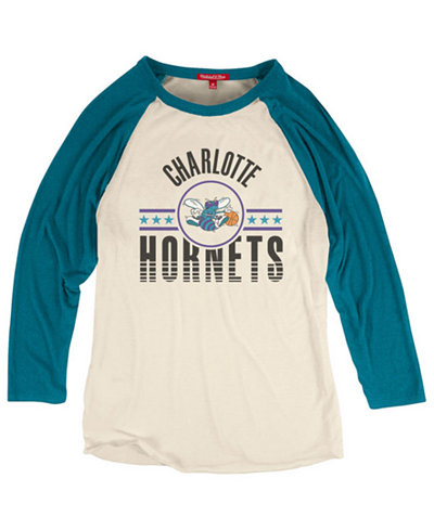 Mitchell & Ness Women's Charlotte Hornets Victory Raglan T-Shirt