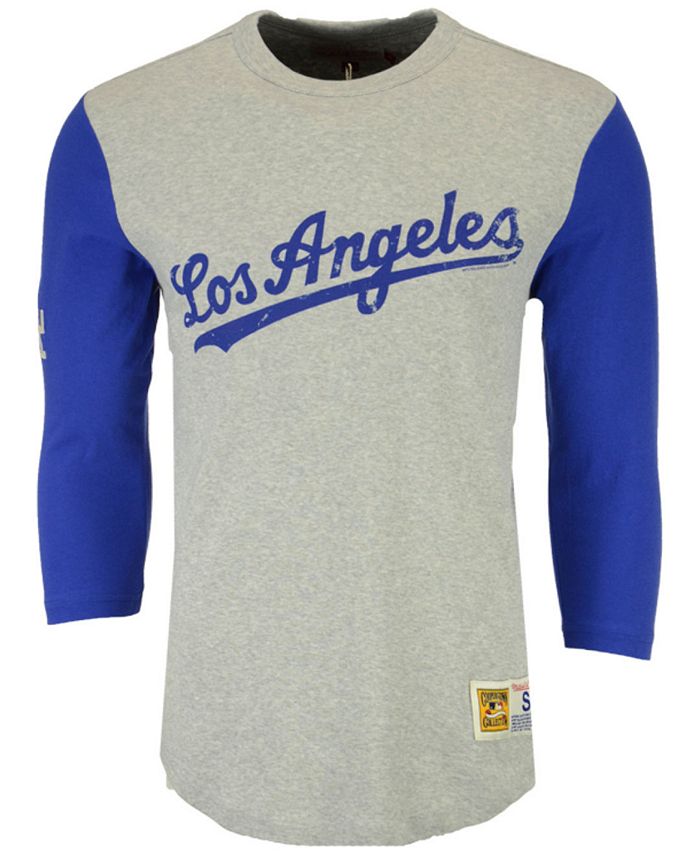 Mitchell & Ness Men's Los Angeles Dodgers Scoring Position Raglan T ...