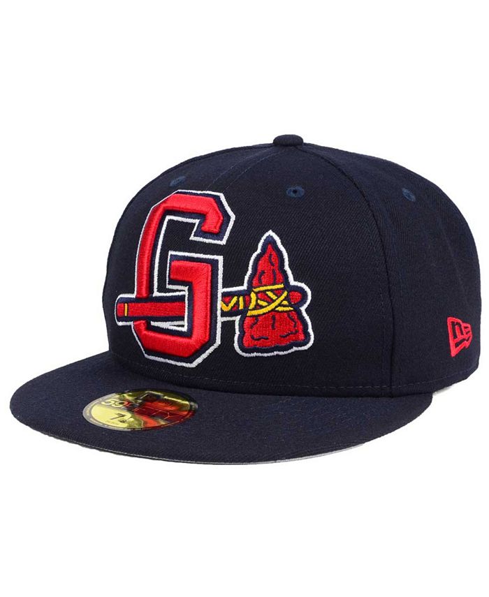 New Era Gwinnett Braves MiLB Logo Grand 59FIFTY Cap - Macy's