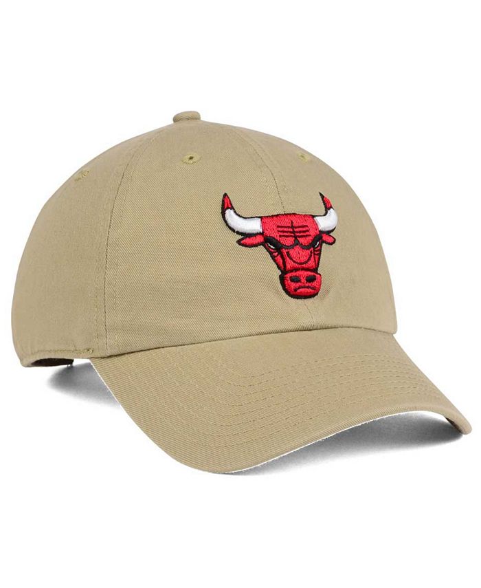 '47 Brand Chicago Bulls Khaki CLEAN UP Cap - Macy's