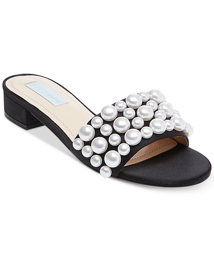 Betsey johnson pearl sandals 2025
