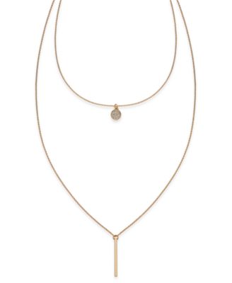 I.N.C. International Concepts - High-Low Layered Pendant Necklace