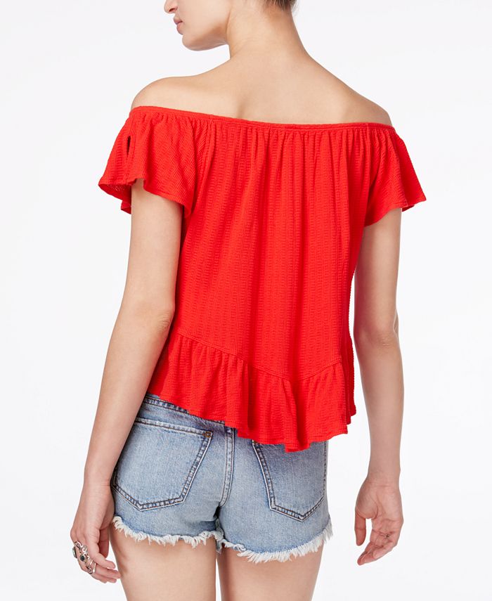 Free People Mint Julep Button-Front Top - Macy's