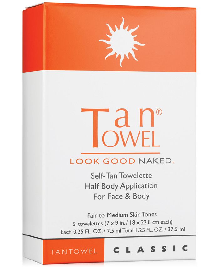 TanTowel - Half Body Classic Self-Tan Towelette, 5-Pk.