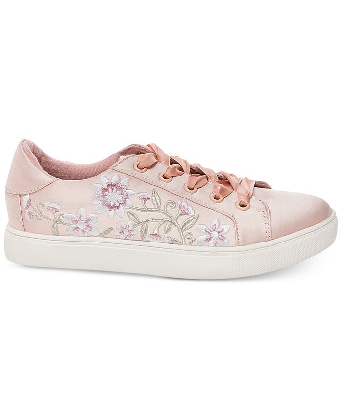 Betsey Johnson Darbi Lace-Up Sneakers - Macy's