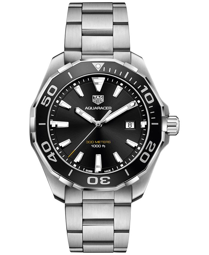 TAG Heuer Men s Swiss Aquaracer Stainless Steel Bracelet Watch