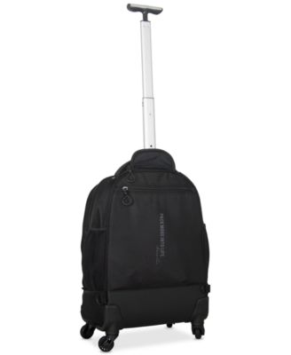 Dual Compartment 4-Wheel 17" Laptop Backpack
